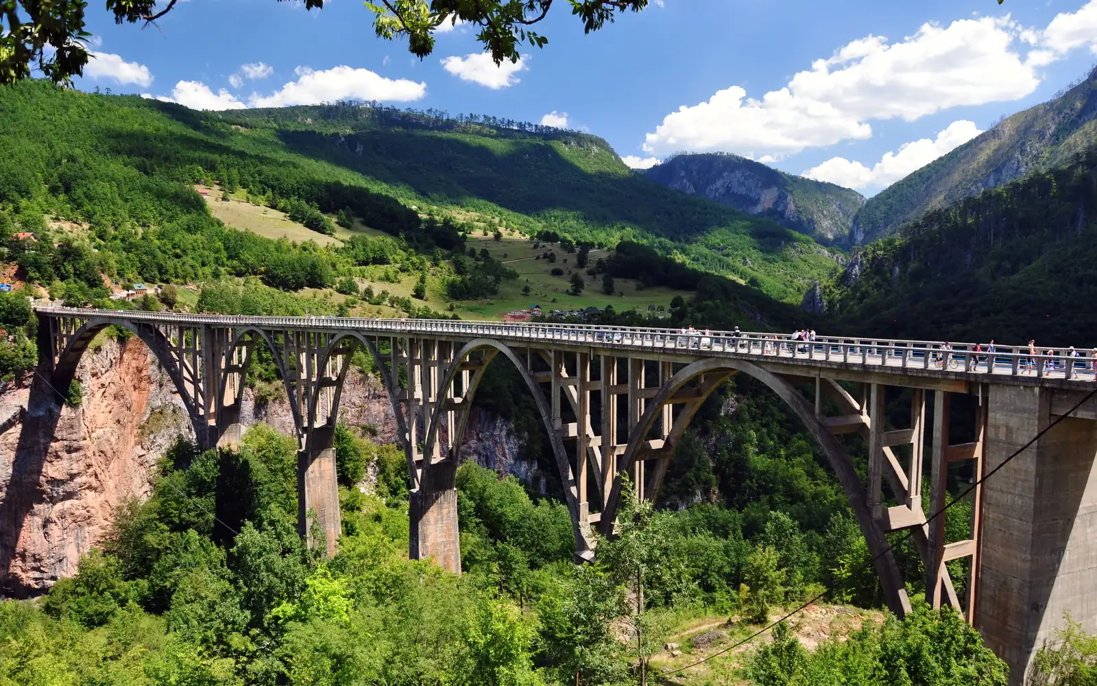 The Đurđevića Tara bridge over the Tara canyon